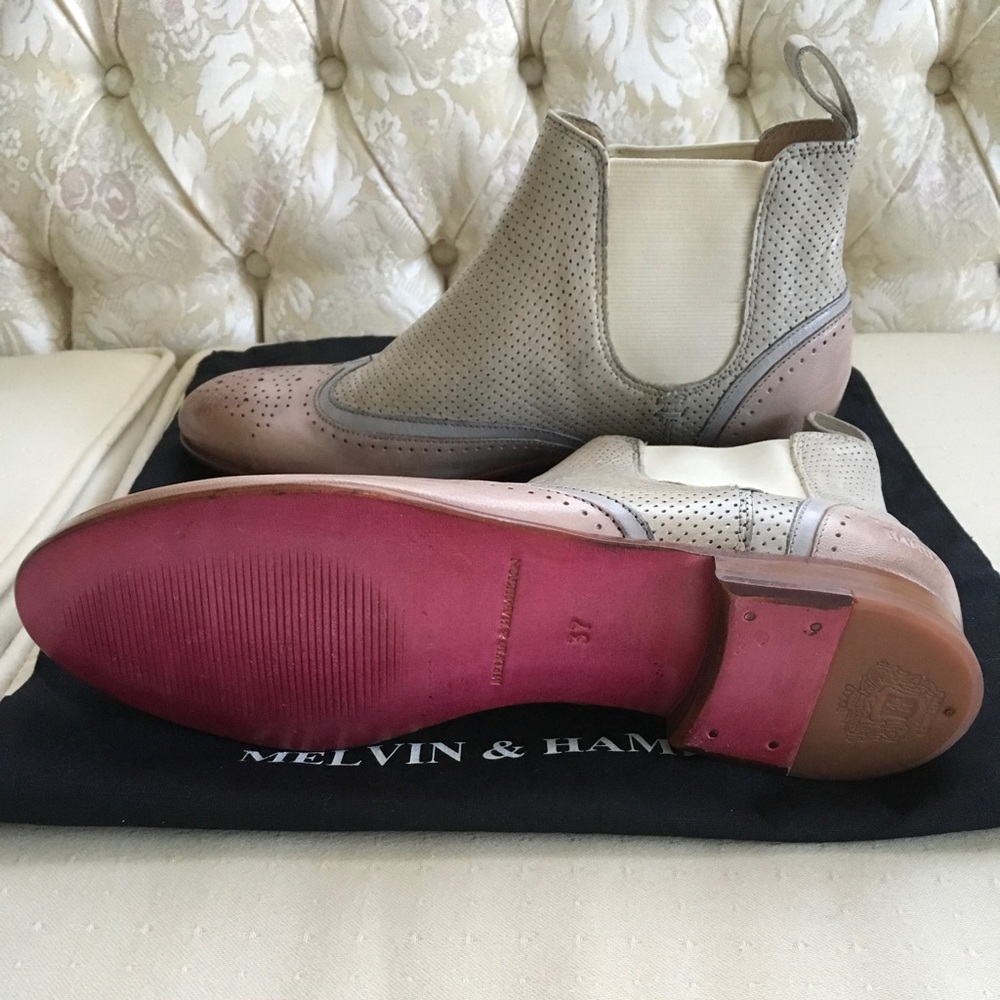 New Auth Melvin & Hamilton Luxury Ankle Boots 7.5